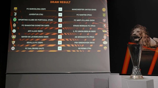 Europa League Knock-out Draws Announced, Barcelona To Face Manchester ...