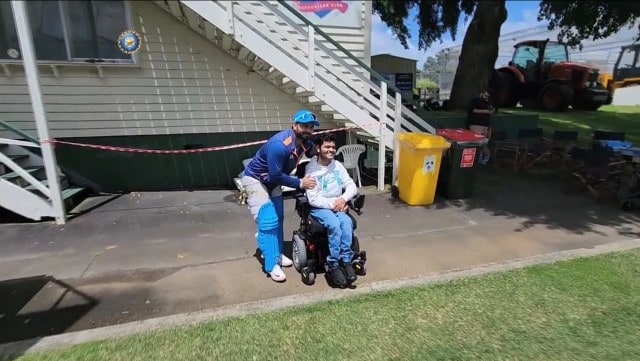 Watch: Indian cricket team make young fan’s day special in Auckland