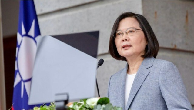 Taiwan’s president Tsai Ing-wen condemns 'irresponsible' China drills Taiwan’s president Tsai Ing-wen condemns 'irresponsible' China drills