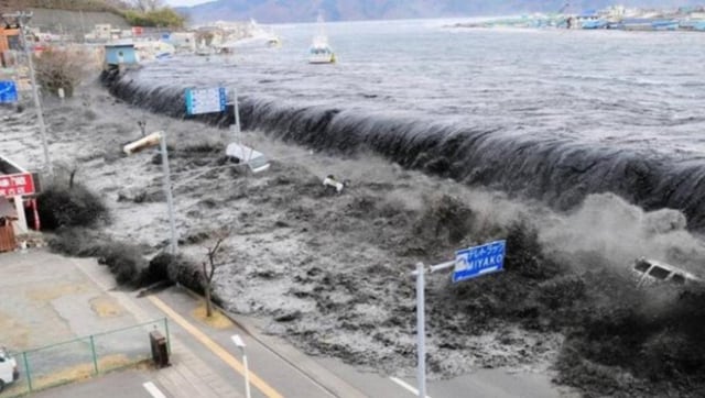 Tsunami first wave