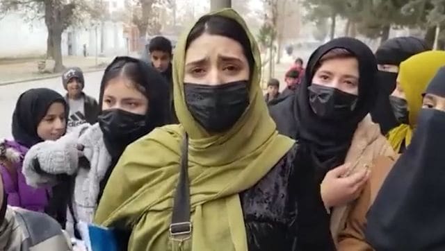 WATCH: Afghan women stage street protest against university ban