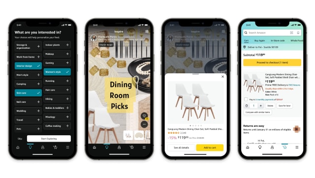 Amazon va copier la fonctionnalité de TikTok qui permet aux utilisateurs d'acheter des produits à partir d'un flux social de vidéos et de photos 1
