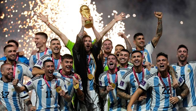 World Cup winner Argentina move top of FIFA rankings