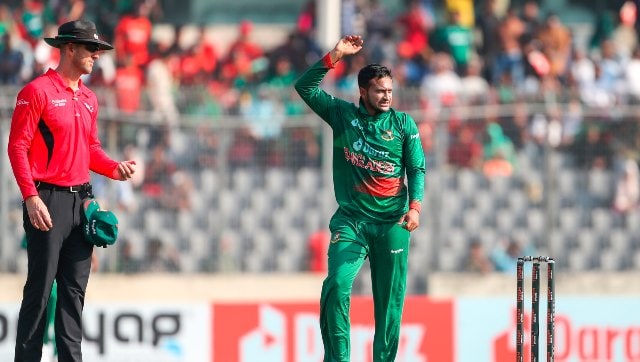 Watch: Shakib Al Hasan loses cool during an event, spotted hitting fan with a cap