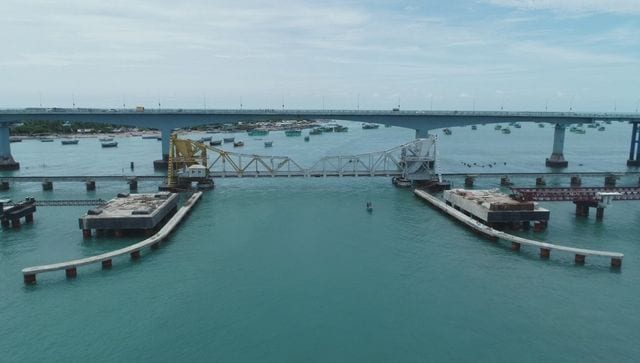 207 km over Rs 200 crore and much more What you need to know about the new Pamban Bridge