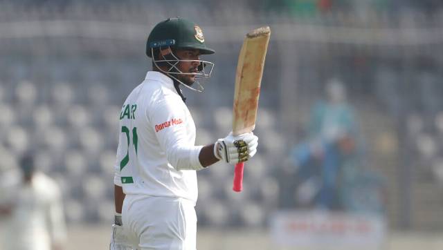 Earlier in the morning, Zakir Hasan scored a half century top of the order to take Bangladesh past 100 runs but wickets kept tumbling at the other end. By the time Zakir departed at 51, the hosts were 102/5. AP