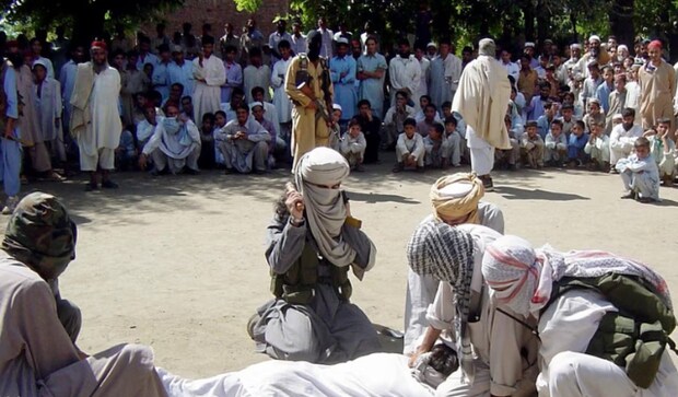 WATCH: 9 men given public lashings in Afghanistan in latest show of Taliban brutality