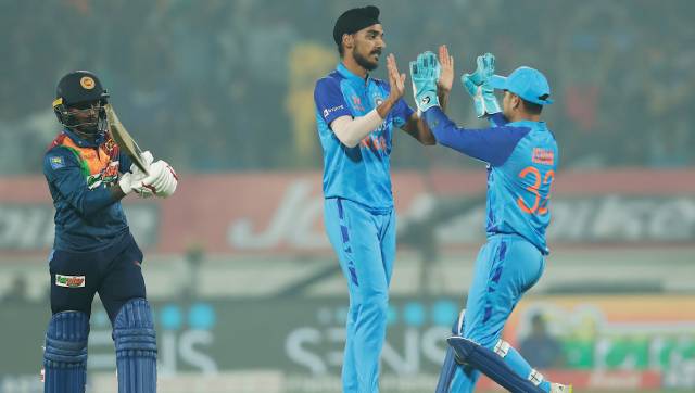 Left-arm quick Arshdeep Singh, who faced a torrid time during the second T20, took three including the final wicket to finish a spell of 3/20. Sportzpics