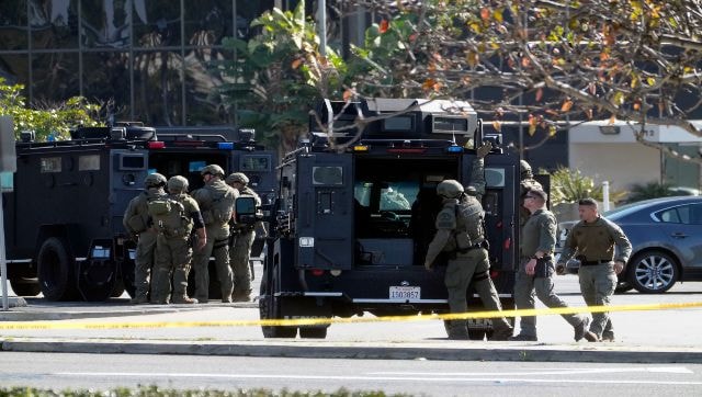 California mass shooting: Suspect dead of self-inflicted gunshot wound, motive unclear, say police California mass shooting: Suspect dead of self-inflicted gunshot wound, motive unclear, say police
