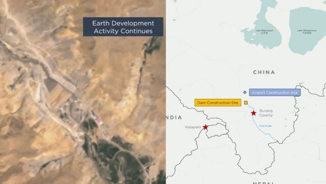 Satellite images show China building new dam on Ganga tributary in Tibet Satellite images show China building new dam on Ganga tributary in Tibet