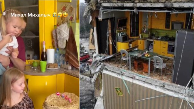 Watch: Minutes after celebrating daughter's birthday, Ukraine family comes under bomb attack Watch: Minutes after celebrating daughter's birthday, Ukraine family comes under bomb attack