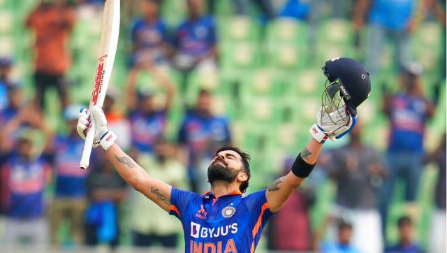 Virat Kohli smashed an unbeaten 166 to help India beat Sri Lanka by 317 runs and record the highest ever victory margin in a one-day international as they swept the series 3-0 on Sunday. AP