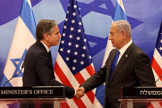 US Secretary of State Blinken reaffirms 'need for two-state solution' as he lands in Israel US Secretary of State Blinken reaffirms 'need for two-state solution' as he lands in Israel
