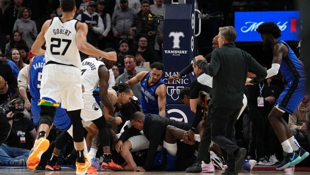 NBA: Punches thrown in fight between Magic and Timberwolves; five players ejected NBA: Punches thrown in fight between Magic and Timberwolves; five players ejected