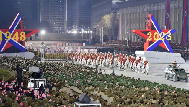In Pics At 75 North Korea showcases biggest ever posse of nuclear weapons