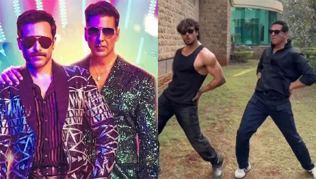 Bade Miyan Chote Miyan: Akshay Kumar shakes a leg with Tiger Shroff on 'Main Khiladi' after dancing with Emraan Hashmi Bade Miyan Chote Miyan: Akshay Kumar shakes a leg with Tiger Shroff on 'Main Khiladi' after dancing with Emraan Hashmi