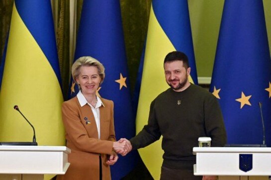 Zelenskyy warns of Russia's 'revenge on the West' as he meets EU chief in Kyiv Zelenskyy warns of Russia's 'revenge on the West' as he meets EU chief in Kyiv