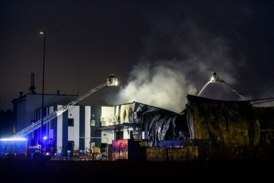 WATCH: Fire at Latvia factory of US drone supplier to Ukraine WATCH: Fire at Latvia factory of US drone supplier to Ukraine