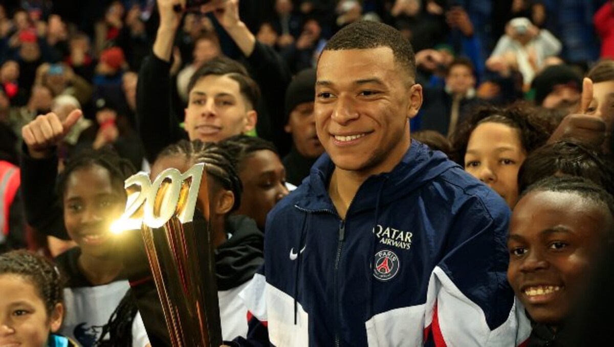 Kylian Mbappe breaks PSG scoring record with 201st goal