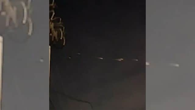 Watch: Mysterious light streaks spotted in night sky over California's ...