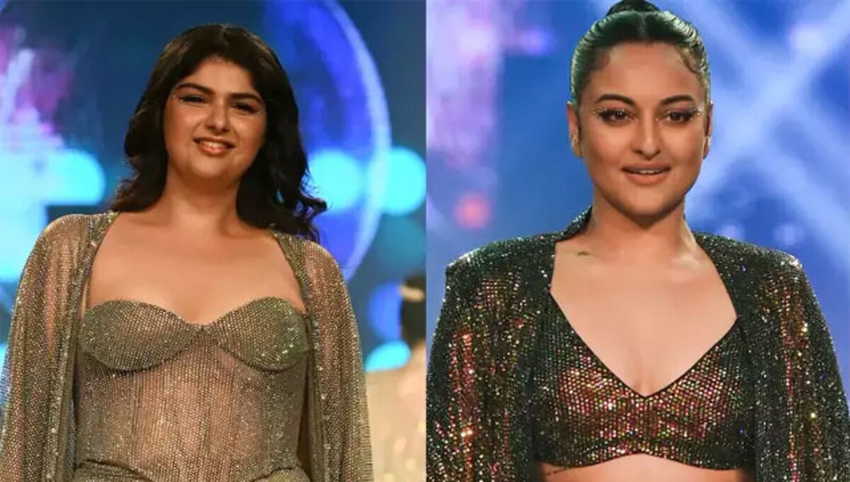 Indian Sonakshi Hot Xxx Videos - Sonakshi Sinha, Anshula Kapoor turn showstoppers for Mohit Marwah's Itrh at  LFW