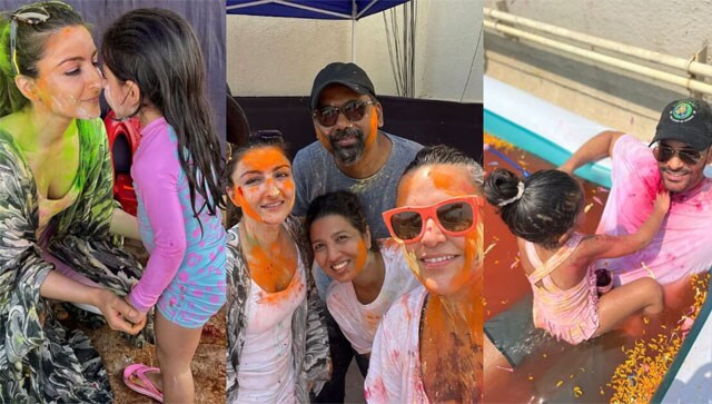 Watch: Soha Ali Khan gives a sneak peek into her Holi celebrations with daughter Inaaya and husband Kunal Kemmu Watch: Soha Ali Khan gives a sneak peek into her Holi celebrations with daughter Inaaya and husband Kunal Kemmu
