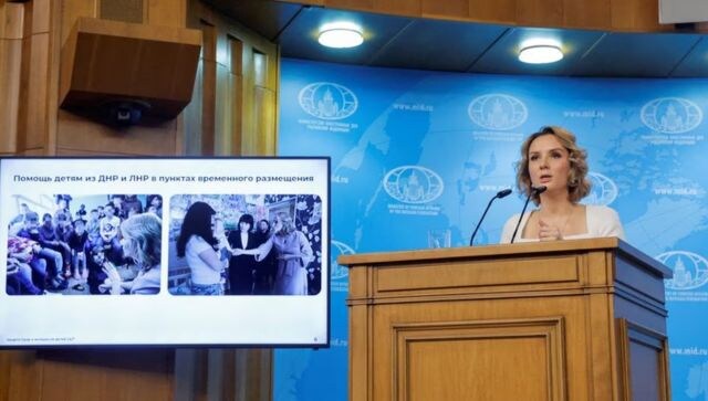 Russian official charged with war crimes says Ukrainian kids can go home