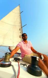 Abhilash Tomy. Image courtesy GGR and Abhilash Tomy