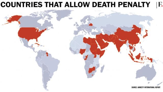 countries where death penalty is legal
