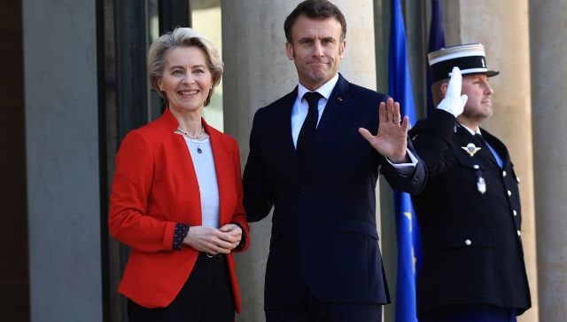 Macron and von der Leyen