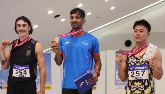 CWG silver medallist Abdulla Aboobacker wins triple jump gold in Japan meet CWG silver medallist Abdulla Aboobacker wins triple jump gold in Japan meet