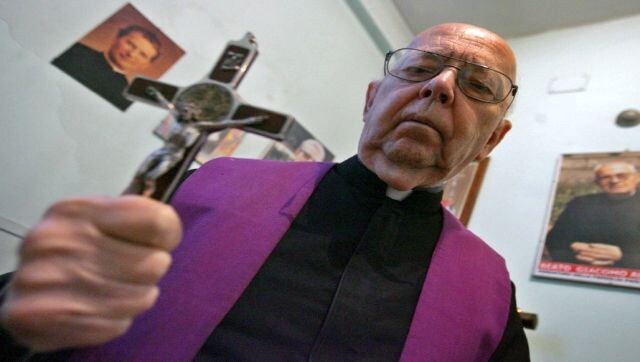 Who is Gabriele Amorth, the real-life exorcist, who has inspired Russell Crowe’s new movie?