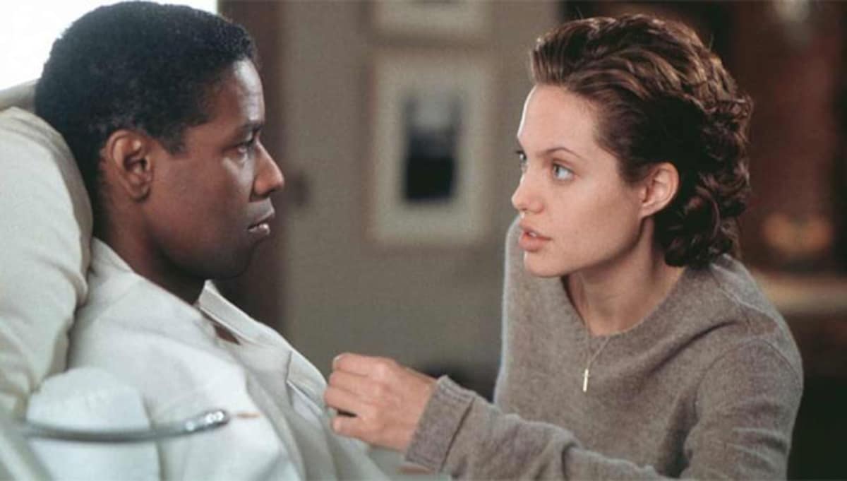 Asin Xnxx - Angelina Jolie on Denzel Washington in The Bone Collector: 'The best sex I  ever had was in this movie'