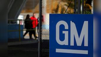 FILE PHOTO: FILE PHOTO: The GM logo is seen at the General Motors plant in Sao Jose dos Campos, Brazil, January 22, 2019. REUTERS