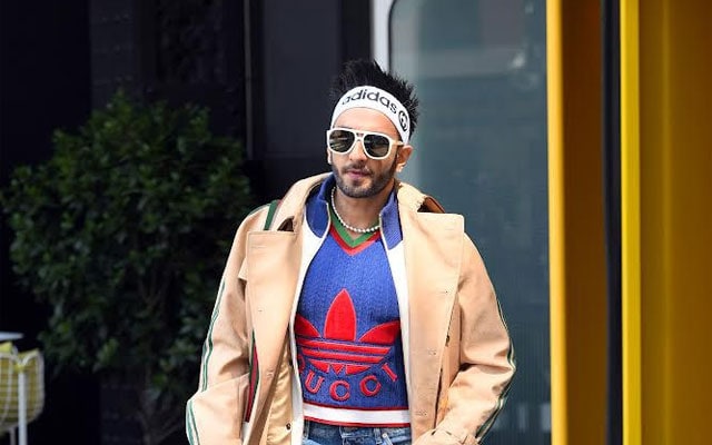 Ranveer Singh showcases high fashion, sports Adidas x Gucci