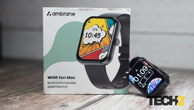 ambrane wise eon pro smartwatch with calling support launched in india  price Rs 1799 - Tech news hindi - Ambrane लाया ₹1799 में कॉलिंग वाली वॉच;  एक चार्ज में 25 दिन तक चलेगी, गैजेट्स न्यूज