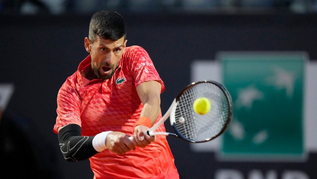 Djokovic pulls Italian Open comeback to slam Dimitrov, Swiatek wins