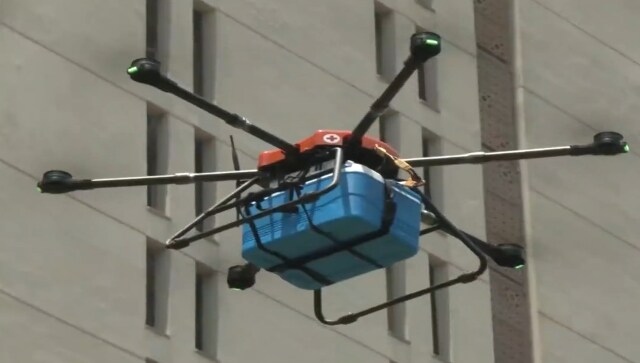 WATCH: In a first, blood bag delivery by drones now possible in India