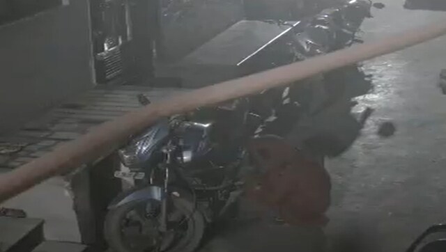 On cam: Delhi woman steals petrol from bike, puts it on fire
