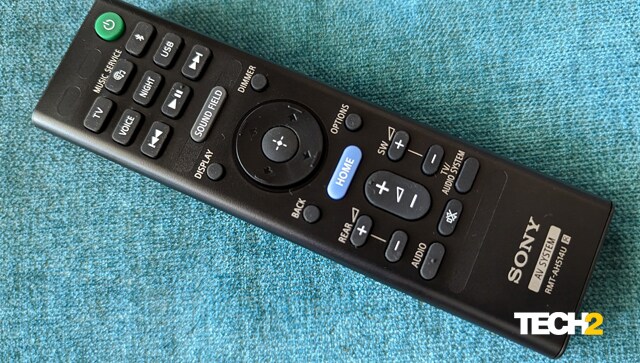 Sony HT-A3000 Soundbar Review Remote control