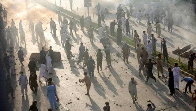 imran khan arrest protests 