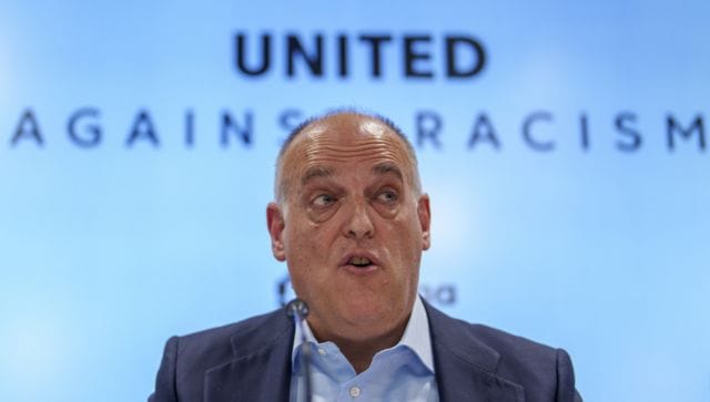 LaLiga head Javier Tebas says he didn’t want to criticise Vinicius Junior with tweets