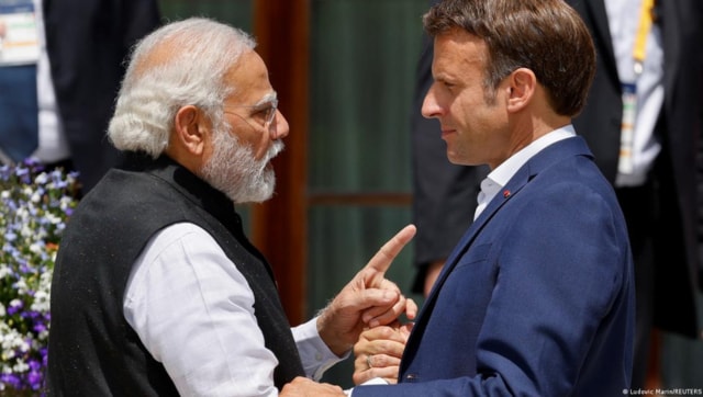 امانوئل مکرون از فرانسه گفت: نشست سران G7 فرصتی برای متقاعد کردن هند و برزیل در مورد اوکراین است.