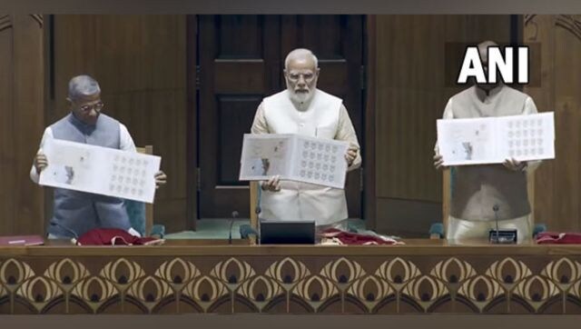 PM Modi releases special stamp, Rs 75 coin to mark inauguration of new Parliament building PM Modi releases special stamp, Rs 75 coin to mark inauguration of new Parliament building
