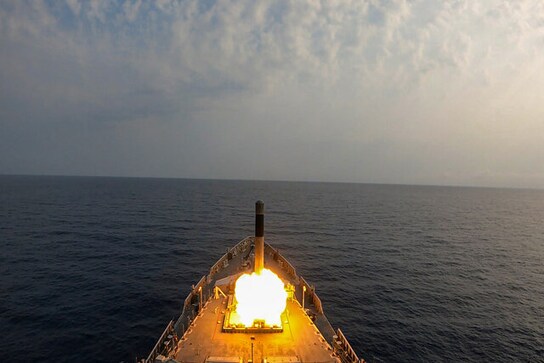 'Successfully hit bull's eye': Indian Navy test fires BrahMos supersonic missile from INS Mormugao