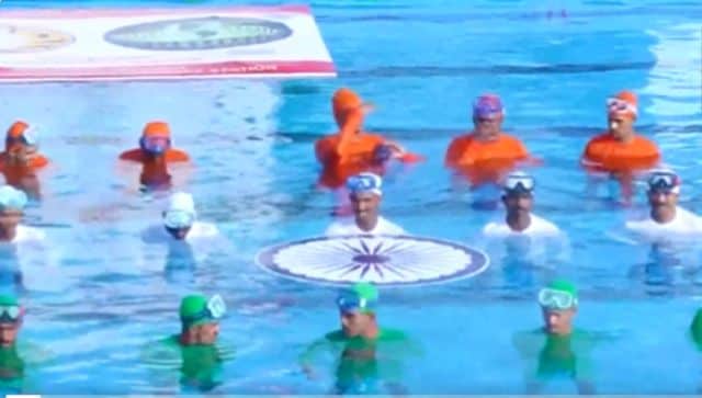 WATCH | Indian Army jawans engage in spectacular underwater yoga at Kerala's Pangode military camp WATCH | Indian Army jawans engage in spectacular underwater yoga at Kerala's Pangode military camp
