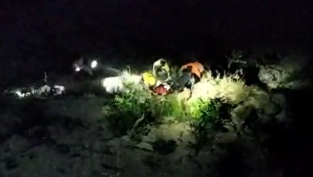 WATCH: Biker falls into 200-meter-deep gorge in Uttarakhand's Rudraprayag, rescued WATCH: Biker falls into 200-meter-deep gorge in Uttarakhand's Rudraprayag, rescued