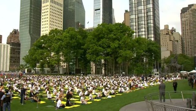Pm Modi Us Visit International Yoga Day Session At Un Hq Sets Guinness Record For Participation 
