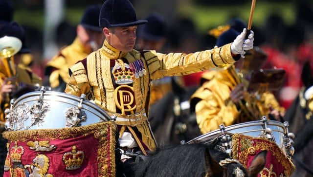 Trooping the Colour rehearsal
