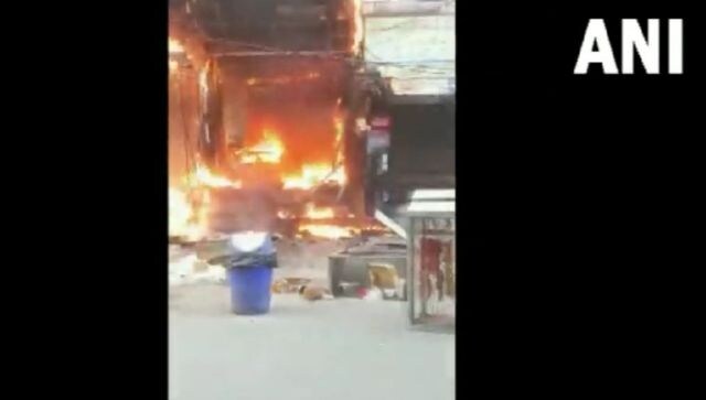 WATCH: Fire breaks out in Delhi's Mayur Vihar, second in a day WATCH: Fire breaks out in Delhi's Mayur Vihar, second in a day